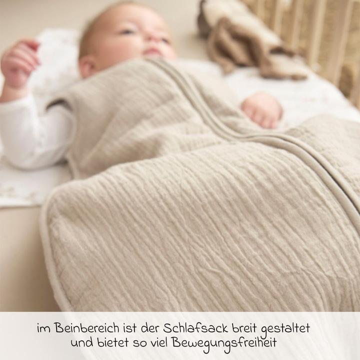 Actual product image Meyco Sleeping bag winter - pre-washed muslin (110 cm)