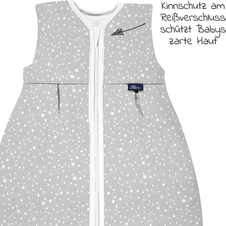 Produktbild Alvi Schlafsäcke Kugelschlafsack Mäxchen Thermo - Jersey - Sternenhimmel (Winter)