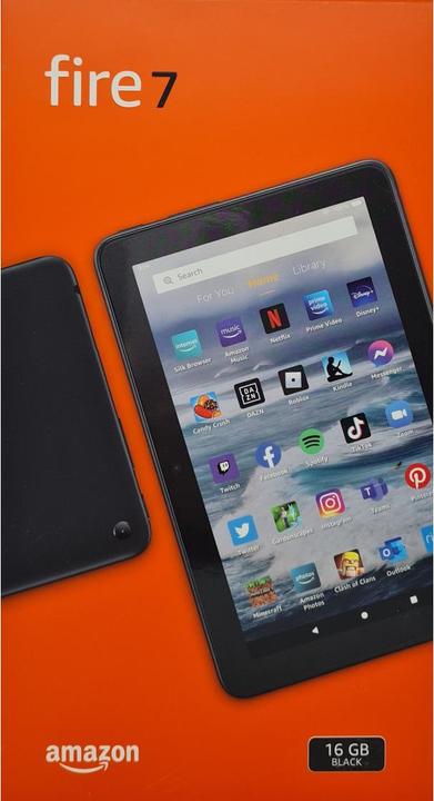 Productafbeelding Amazon Fire 7 16GB (7", 16 GB, Zwart)
