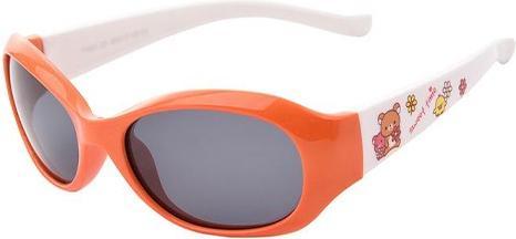 Bekos Kinder Sonnenbrille Tiere Orange / Weiss