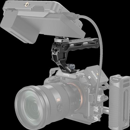 Actual product image SmallRig Top Handle with Monitor Support Kit (Compatible with Cold Shoe) 5322 (Monitor screen)