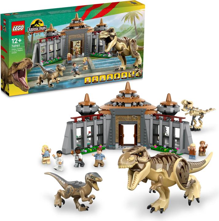 Immagine prodotto LEGO L'attacco del T. rex e del rapace al centro visitatori (76961, LEGO Jurassic World)