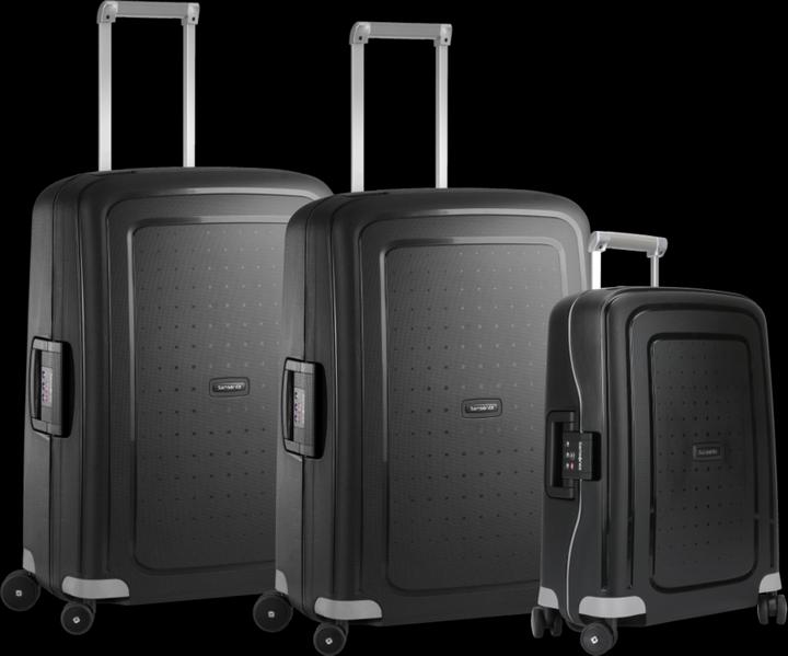 Samsonite S'cure Spinner 69+55+69 cm Black Kofferset (79 l)