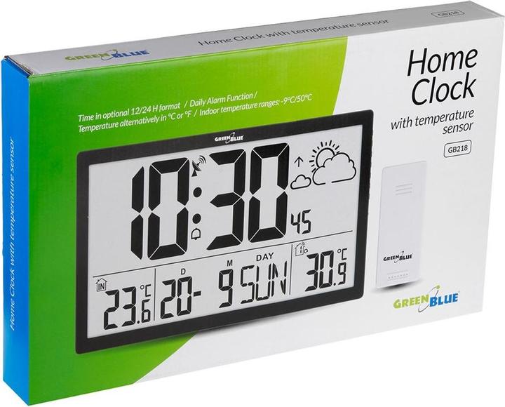 Immagine prodotto No Name Orologio da parete LCD temperatura data GB218