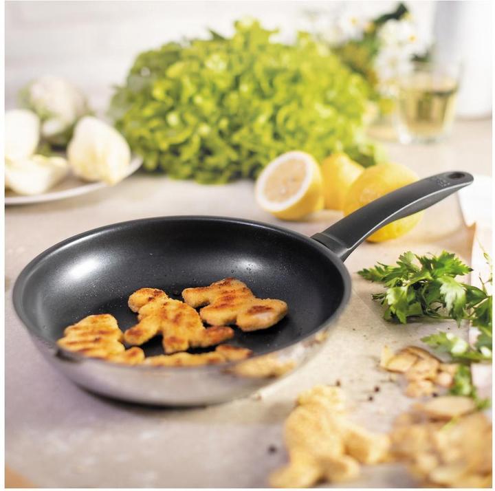 Actual product image Kuhn Rikon Classic Frying Pan Set 24/28 cm (28 cm, Frying pan, Stainless steel)