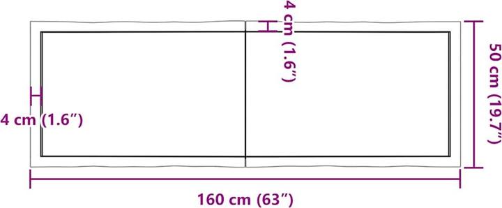 Produktbild VidaXL Aneta (160 x 50 x 6 cm)
