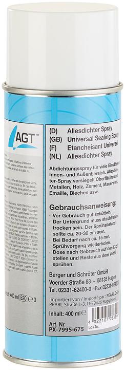 Produktbild AGT Allesdichter-Spray (Weiss, 400 ml)