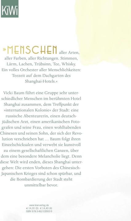 Produktbild Hotel Shanghai (Deutsch, Vicki Baum, 2007)