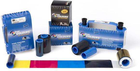Produktbild Zebra ZXP3-R2 FARBBAND (Blau, Rosa, Gelb, Schwarz)
