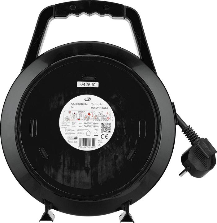 Produktbild REV 008818114 Kabeltrommel 5 m Schutzkontakt-Stecker (5 m, 1.50 mm²)