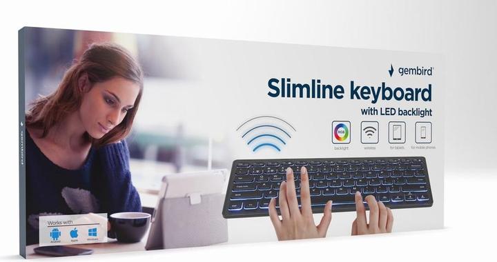 Immagine prodotto Gembird KB-BTRGB-01-DE (DE, Senza fili)