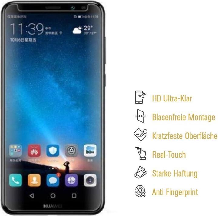 Produktbild Protectorking 2x Panzerfolie Anti-Shock HD Klar (2 Stück, Huawei Mate 10 Lite)