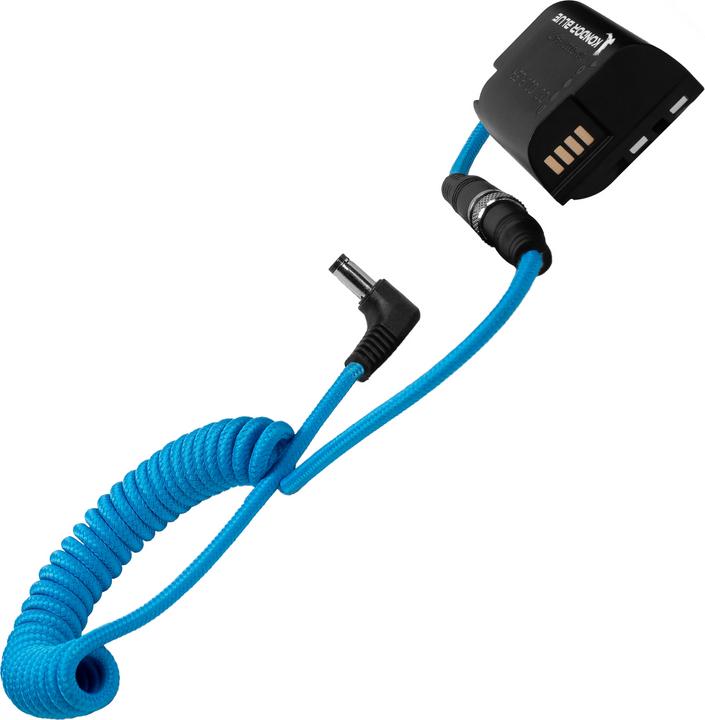Image du produit Kondor Blue DC 2.1 vers Lumix GH6 S5II S5IIX DMW-BLK22 Câble de batterie factice
