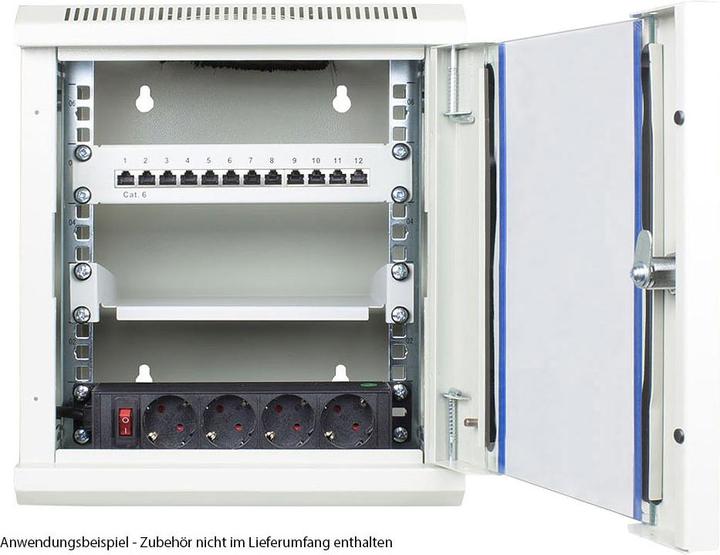 Image du produit Alcasa GC-R0101 Rack 9U Étagère montée au mur (9 HE, Rack 10 pouces)