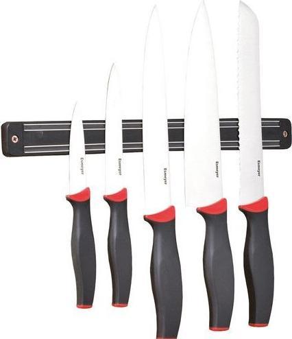 Actual product image Esmeyer Knife set AUREA Colour: black/red Design of contents (package): 5 pcs./package