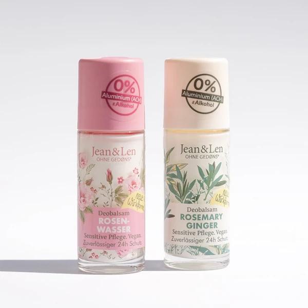Actual product image Jean & Len Jean&Len rulldeodorant roosivesi 50 ml (Roll-on, 50 ml)