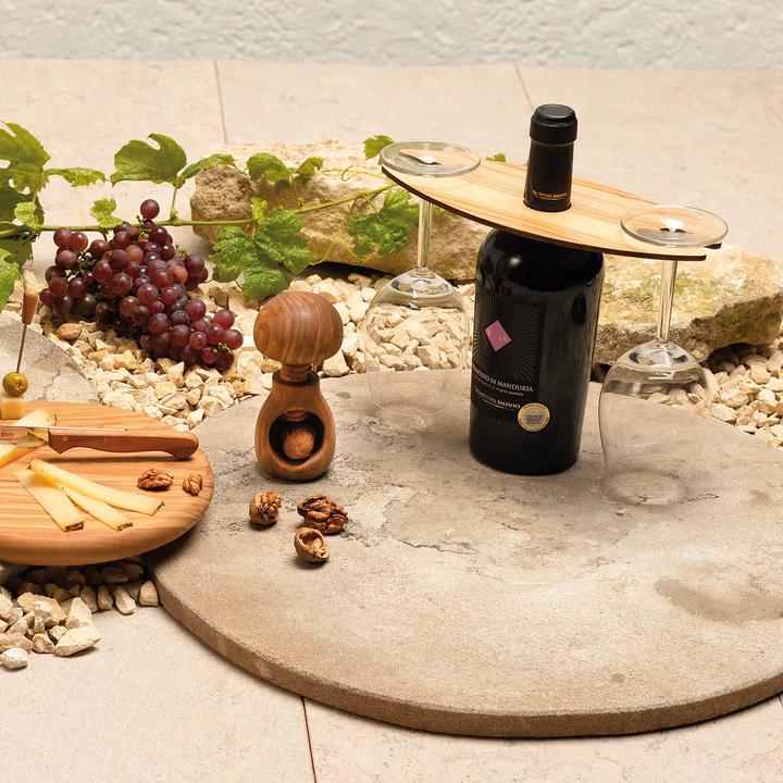 Produktbild Natura Punto Nussknacker, Pilz mit Schraubgewinde, Olivenholz
