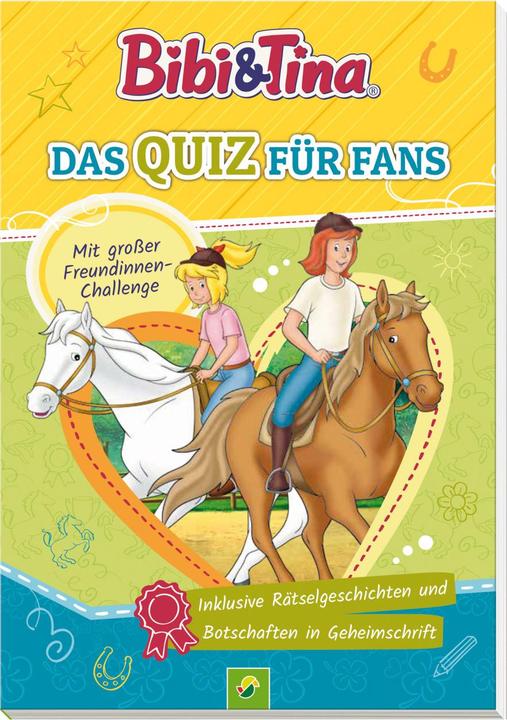 Image du produit Bibi & Tina - Das Quiz für Fans (Allemand, Svenja Dieken, Éditions Schwager & Steinlein, 2022)