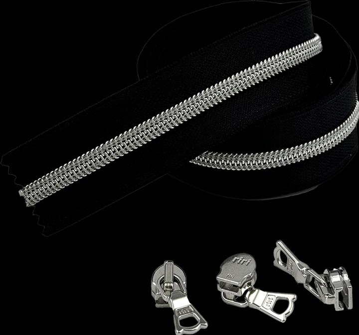 Black, Silver