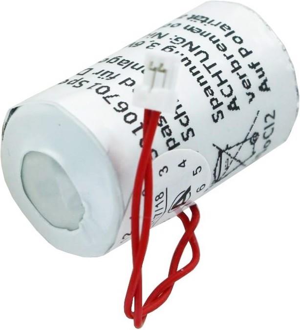 Image du produit AccuCell Pile de rechange pour DOM Protector (1 pcs, 1/2 AA, 1100 mAh)