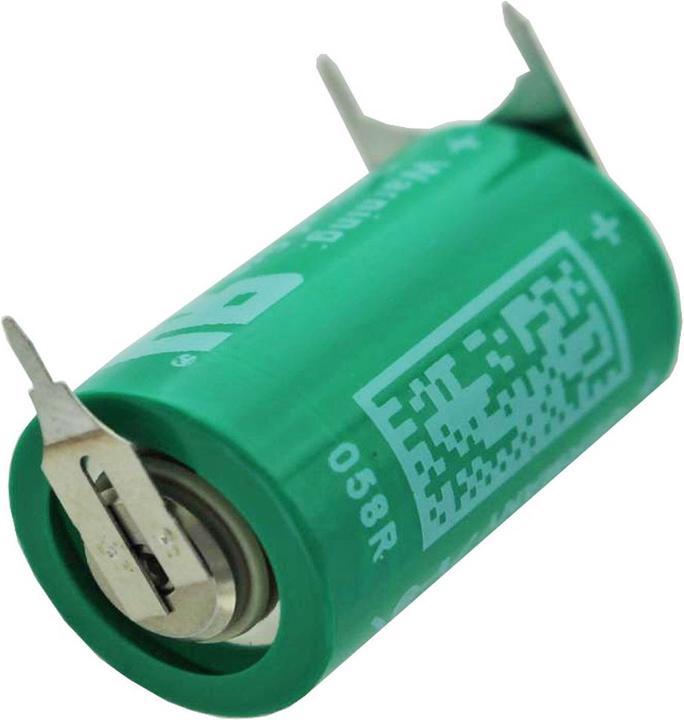 Immagine prodotto Varta Batteria CR1/2AA 6127 con etichetta a saldare stampata 3s, contatto più 2s, meno 1s (1 pz., CR 1/2AA, 950 mAh)