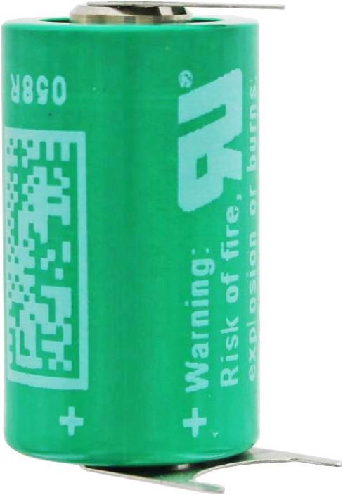 Immagine prodotto Varta Batteria CR1/2AA 6127 con etichetta a saldare stampata 3s, contatto più 2s, meno 1s (1 pz., CR 1/2AA, 950 mAh)