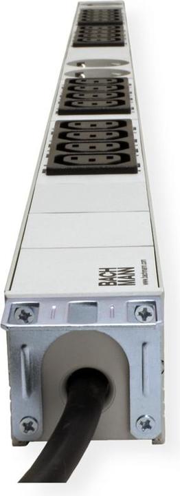 Produktbild Bachmann IT PDU ALU 1HE 16x C13 4x Schutzkontakt CEE 16A blau