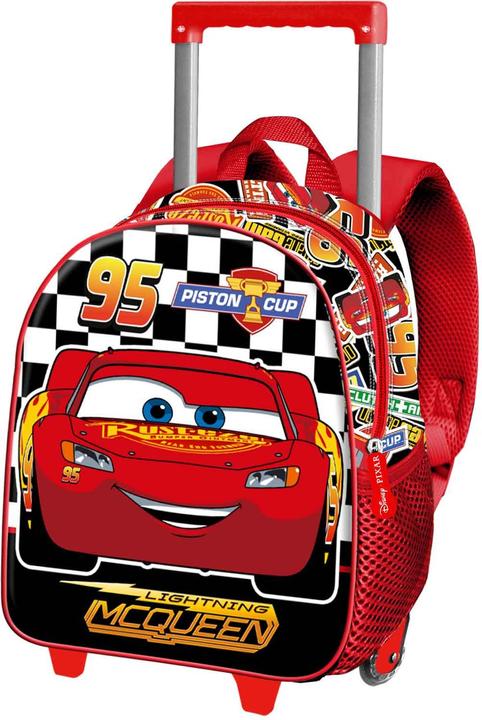Karactermania Small 3D Backpack with Wheels Racer