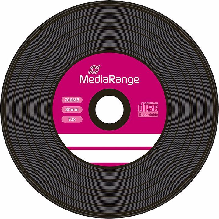 Produktbild MediaRange Vinyl-Look CD-R, 50er-Spindel (1 x)