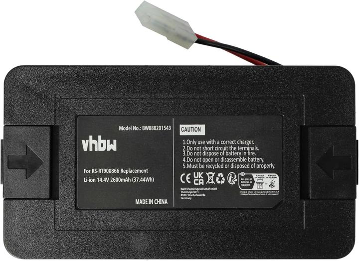Immagine prodotto Vhbw Ersatzakku für Rowenta RS-RT900866 Heimroboter (2600mAh, 14,4V)