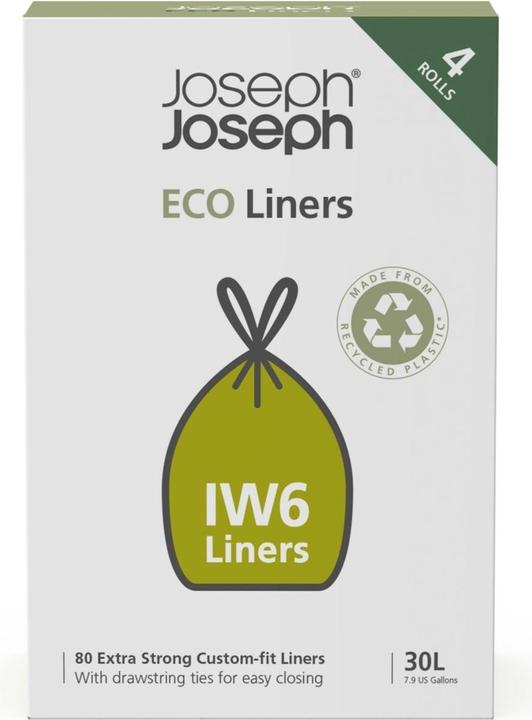 Image du produit Joseph Joseph Sacs poubelle écologiques 30L IW6 (80 x, 20 l)