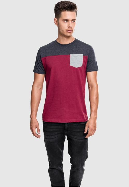 Produktbild Urban Classics 3-Tone Pocket Tee (S)