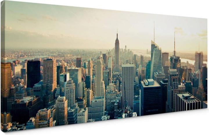 Image du produit Trenddeko Skyline de New York City - Panorama (60 x 20 cm)