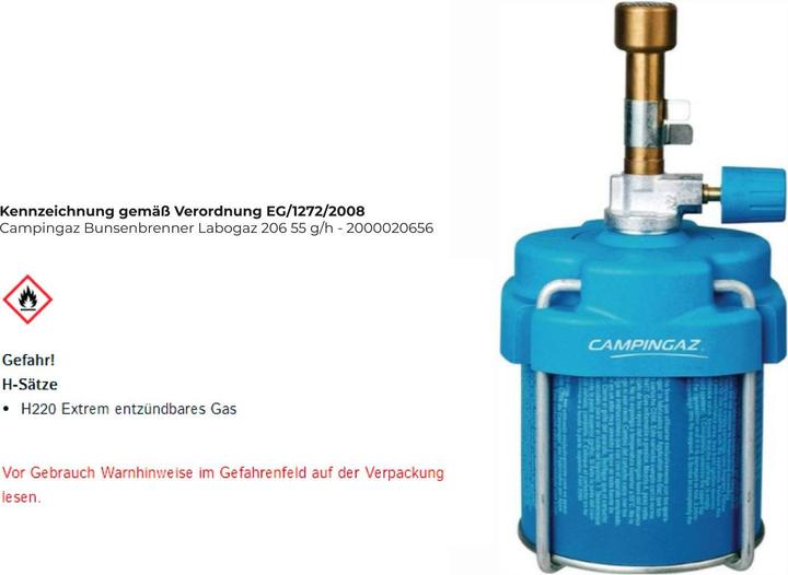 Immagine prodotto Campingaz Labogaz 206