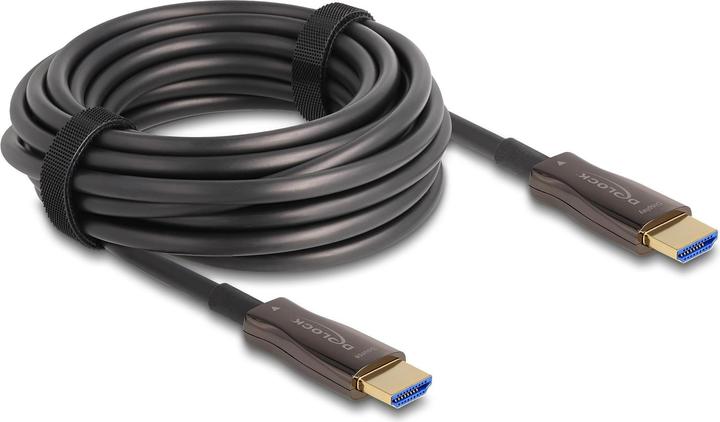 Actual product image Delock Active Optical HDMI Cable with Metal Armour 8K 60 Hz 10 m (10 m, HDMI)