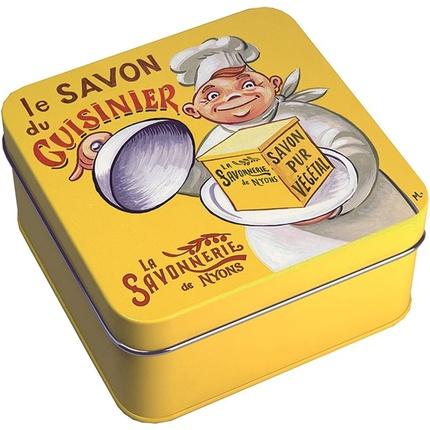 Benois Discop La Savonnerie De Nyons Soap Bar + Metal Box (Hartseife, 100 ml)