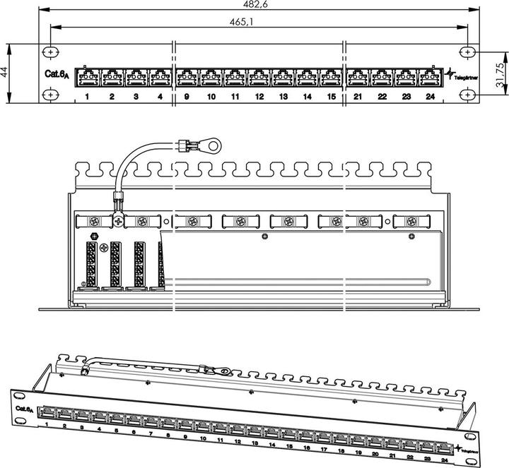 Produktbild Telegärtner MPP24-HS K