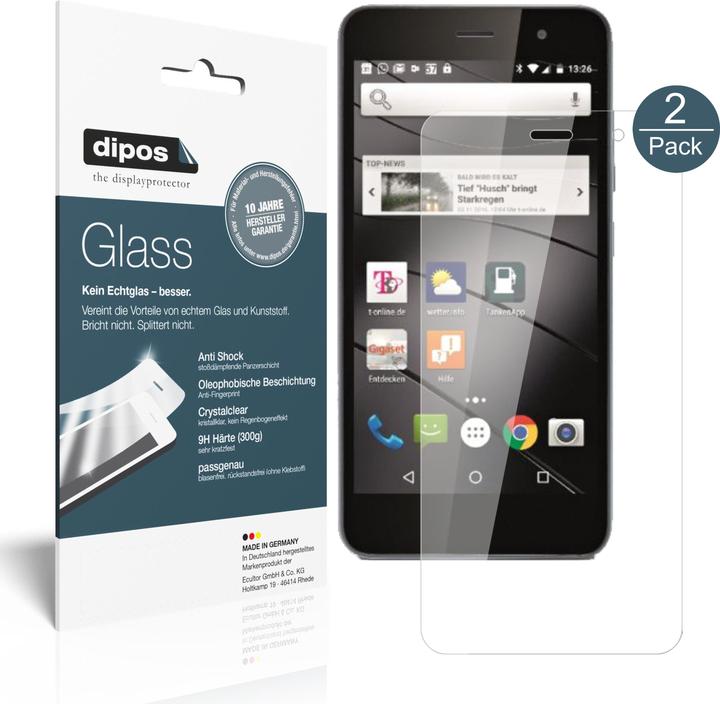 Image du produit Dipos Film de Protection d’écran Anti-Shock (2 pièce(s), Gigaset GS160)