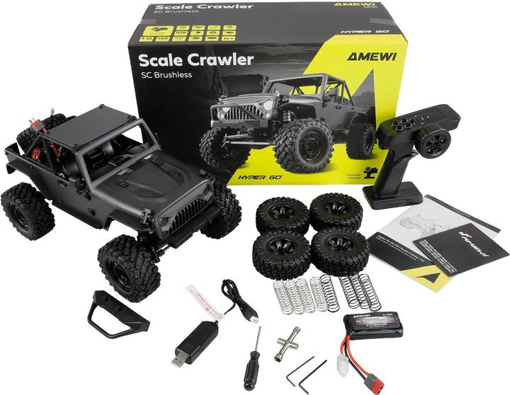 Actual product image Amewi Scale Crawler Hyper Go SC 1:12 RTR Antrazit (RTR Ready-to-Run)