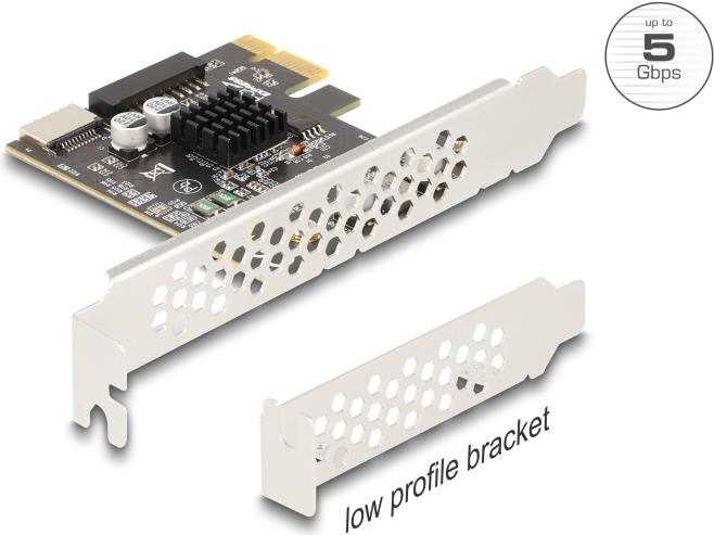 Produktbild Delock PCI Express x1 Karte zu 1 x intern USB 5 Gbps Typ-E K