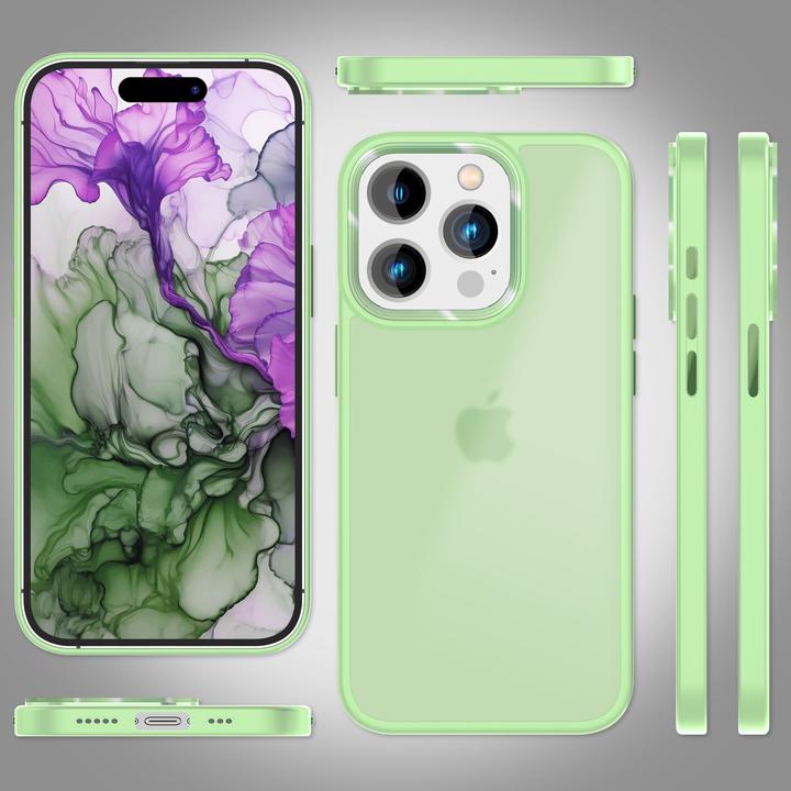 Immagine prodotto Nalia Manica ibrida opaca trasparente smerigliata (Apple iPhone 15 Pro)