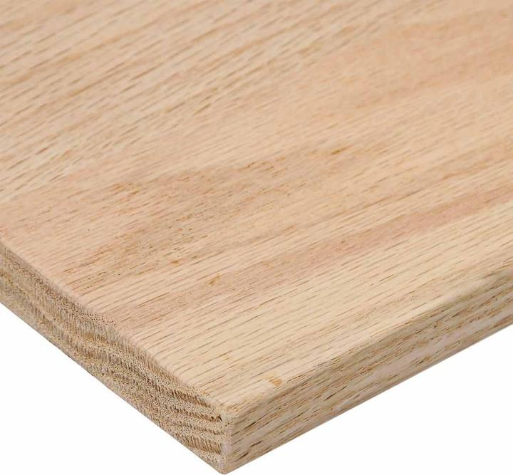 Produktbild VidaXL Treppenstufen 4 Stk. Unbehandelt 100x25x2 cm Massivholz Eiche