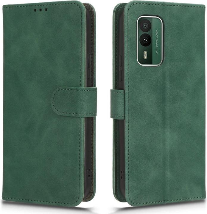 Actual product image Cover-Discount Nokia XR21 - Case in suede look green (Nokia XR21)