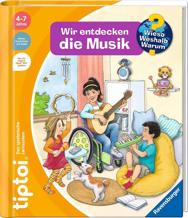 tiptoi Wieso? Weshalb? Warum? Wir entdecken die Musik (Deutsch, Inka Friese, Guido Wandrey, 2023)