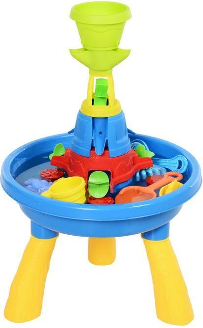 Actual product image Swisshandel24 Children's sand and water play table Outdoor play table Children's sand table with 21 accessories