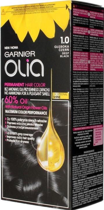 Image du produit Garnier Olia Hair Color No. 1.0 Deep Black 1op. (1.0 Deep Black)