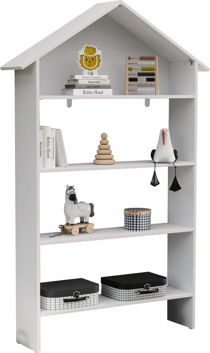 Actual product image VCM Holzregal stehend | platzsparendes Kinder Regal | Masse: H. 160 x B. 103 x T. 23 cm |