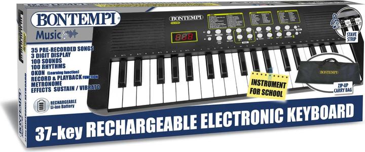 Actual product image Bontempi Electronic Keyboard 37 Keys LCD Display