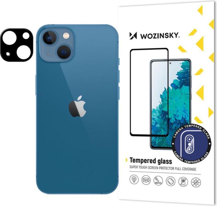 Actual product image Wozinsky Full Camera Glass iPhone 14/14 Plus 9H tempered glass for the whole camera (1 Piece, Apple iPhone 14)