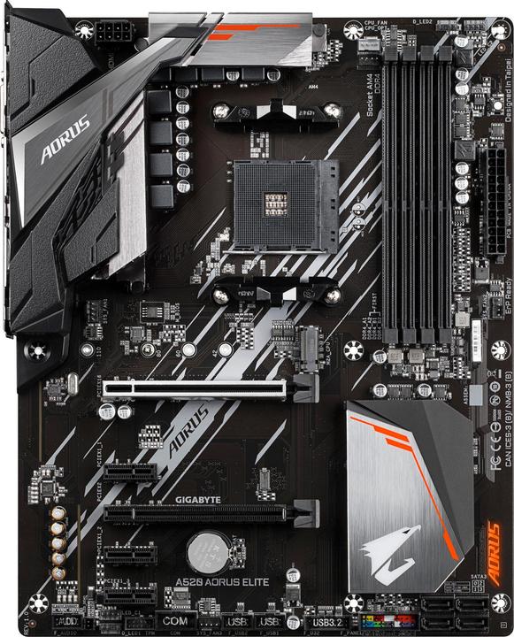 Image du produit Gigabyte A520 AORUS ELITE (AM4, AMD A520, ATX)